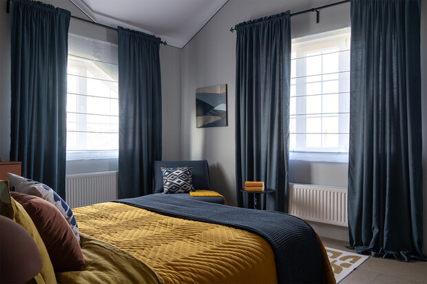 Фотография: Спальня в стиле Современный, Скандинавский, Дом, Проект дня, Дача, Дом и дача, Московская область, 4 и больше, Более 90 метров, Яна Алексеева – фото на INMYROOM