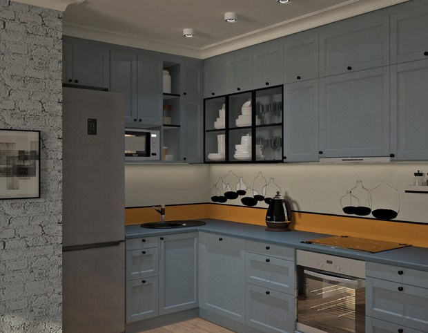 Фото из портфолио Танцующие кувшины – фотографии дизайна интерьеров на INMYROOM