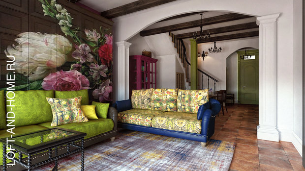 Фото из портфолио АКАДЕМИЯ ПАРК, КОЛОНИАЛЬНЫЙ – фотографии дизайна интерьеров на INMYROOM