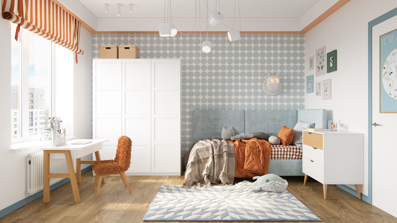 Фотография: Детская в стиле Современный, Квартира, Проект недели, 4 и больше, 60-90 метров, Алена Чекалина, Котельники, Дизайн-студия Алены Чекалиной – фото на INMYROOM Фотография: Детская в стиле Современный, Квартира, Проект недели, 4 и больше, 60-90 метров, Алена Чекалина, Котельники, Дизайн-студия Алены Чекалиной – фото на INMYROOM