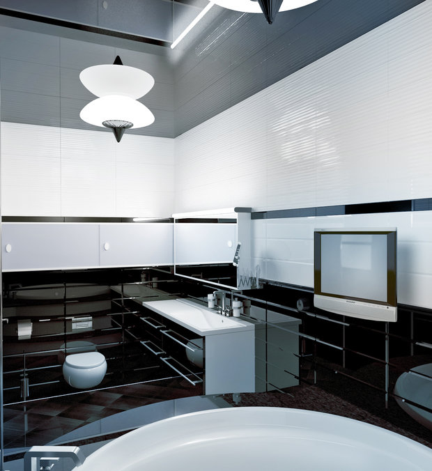 Фотография: Ванная в стиле Скандинавский, Современный, Хай-тек – фото на INMYROOM