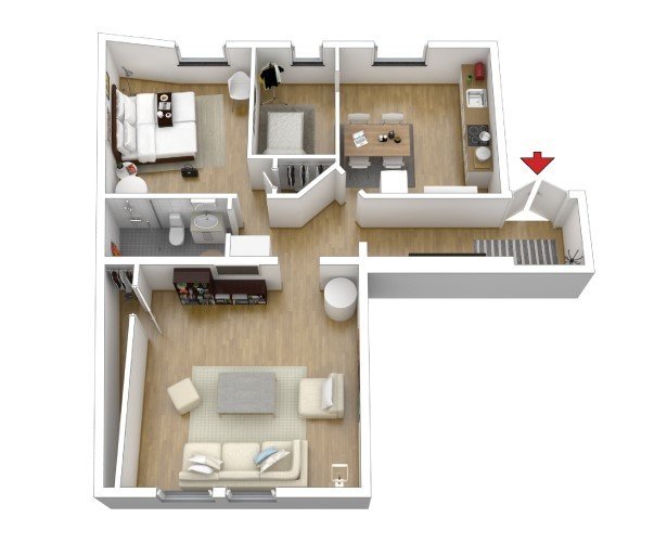 Фото из портфолио Буйство красок... – фотографии дизайна интерьеров на INMYROOM