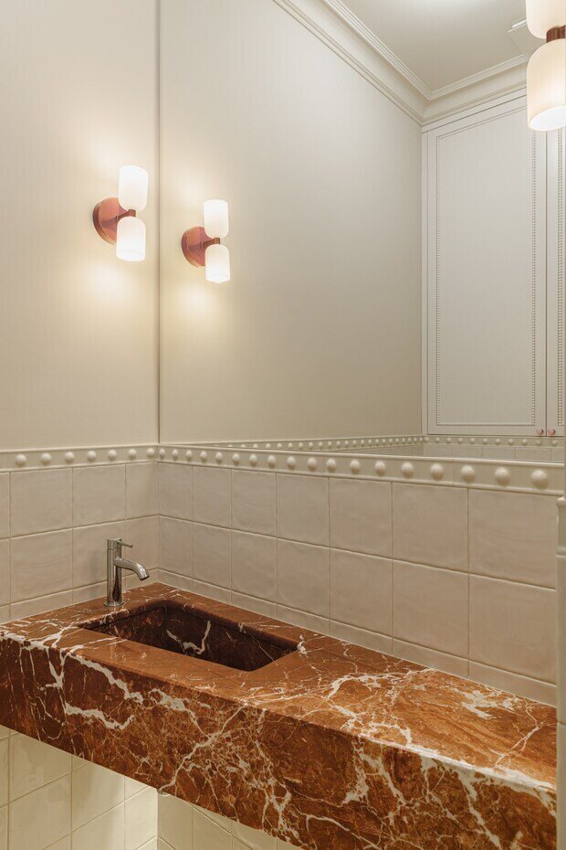 Фотография: Ванная в стиле Современный, Квартира, Проект дня, Астана, 60-90 метров, современный с элементами эклектики, Динара Усманова – фото на INMYROOM