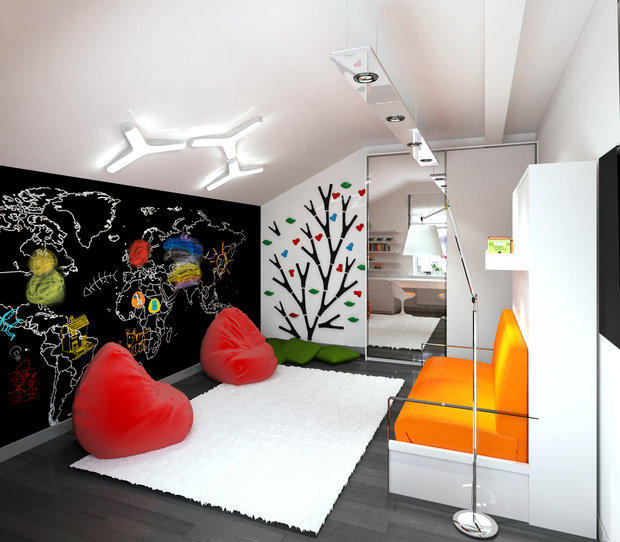 Фото из портфолио Детская – фотографии дизайна интерьеров на INMYROOM