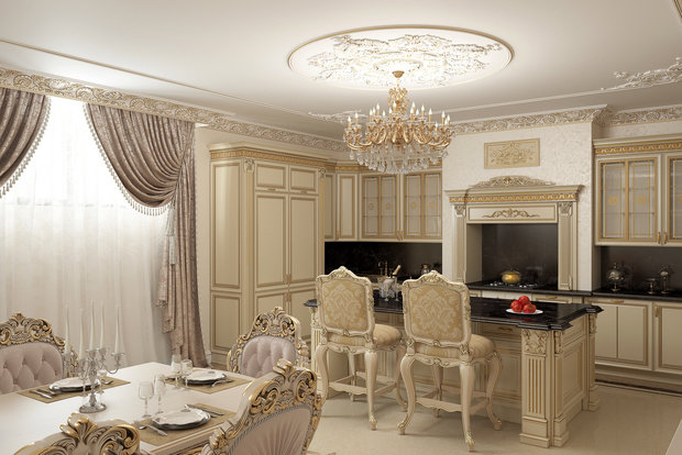 Фото из портфолио Жилой дом в классическом стиле, г.Ростов-на-Дону – фотографии дизайна интерьеров на INMYROOM