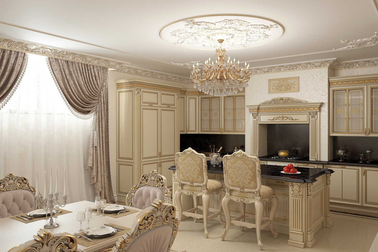 Фото из портфолио Жилой дом в классическом стиле, г.Ростов-на-Дону – фотографии дизайна интерьеров на INMYROOM Фото из портфолио Жилой дом в классическом стиле, г.Ростов-на-Дону – фотографии дизайна интерьеров на INMYROOM