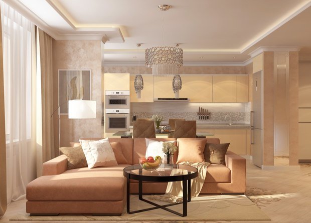 Фото из портфолио 2к.кв. в ЖК Эгоист (64,18 кв.м) – фотографии дизайна интерьеров на INMYROOM