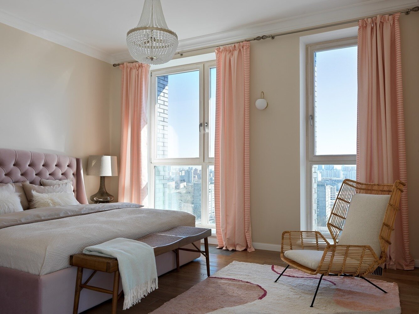 Фотография: Спальня в стиле Современный, Квартира, Проект недели, Москва, 2 комнаты, 40-60 метров, Юлия Тельнова – фото на INMYROOM Фотография: Спальня в стиле Современный, Квартира, Проект недели, Москва, 2 комнаты, 40-60 метров, Юлия Тельнова – фото на INMYROOM