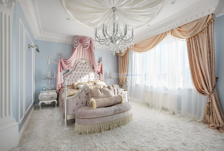 Фото реализованной спальни в квартире по проекту от Батенькофф классика