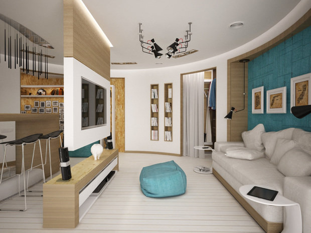 Фото из портфолио 1комн Loft – фотографии дизайна интерьеров на INMYROOM