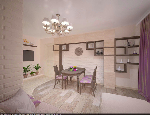 Фото из портфолио Кухня-гостиная на Тюленина – фотографии дизайна интерьеров на INMYROOM