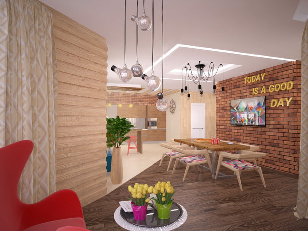 Фото из портфолио Квартира в ЖК "Эдем" – фотографии дизайна интерьеров на INMYROOM