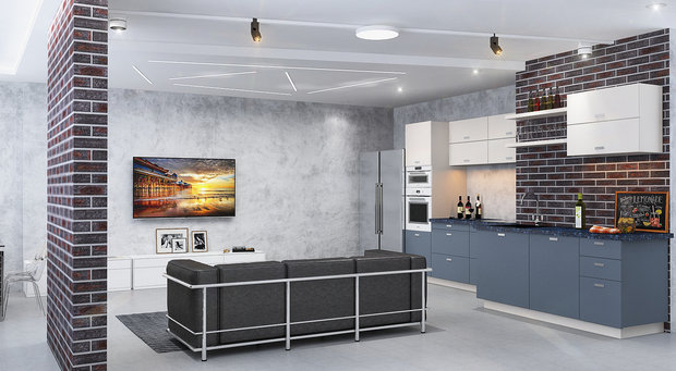 Фото из портфолио Квартира в стиле лофт – фотографии дизайна интерьеров на INMYROOM