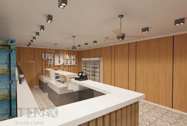 Фото из портфолио Магазин пива в современном стиле – фотографии дизайна интерьеров на INMYROOM