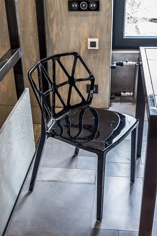 Фотография: Мебель и свет в стиле Современный, Хай-тек, Интерьер комнат, Переделка, Индустриальный – фото на INMYROOM