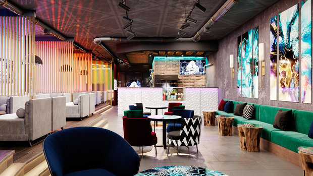 Фото из портфолио Кальянная – фотографии дизайна интерьеров на INMYROOM