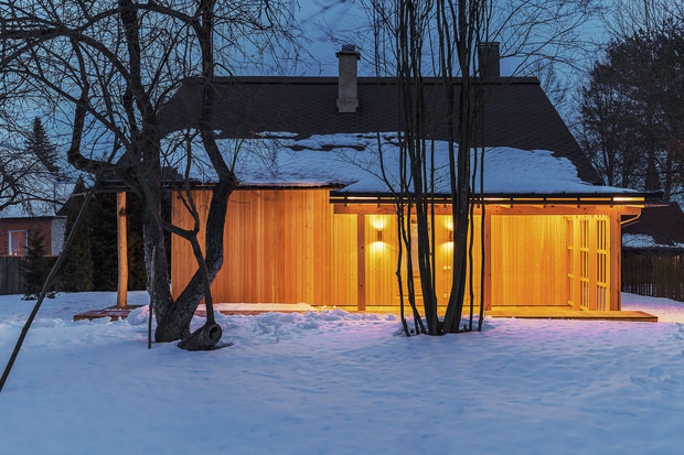 Фотография:  в стиле , Эклектика, Дом, Проект недели, Дача, Дом и дача, как оформить деревянный дом, Таруса, Калужская область, Алексей Дунаев, Марианна Запольская, ПРОЕКТ905, перестройка дачи, пристройки к даче – фото на INMYROOM