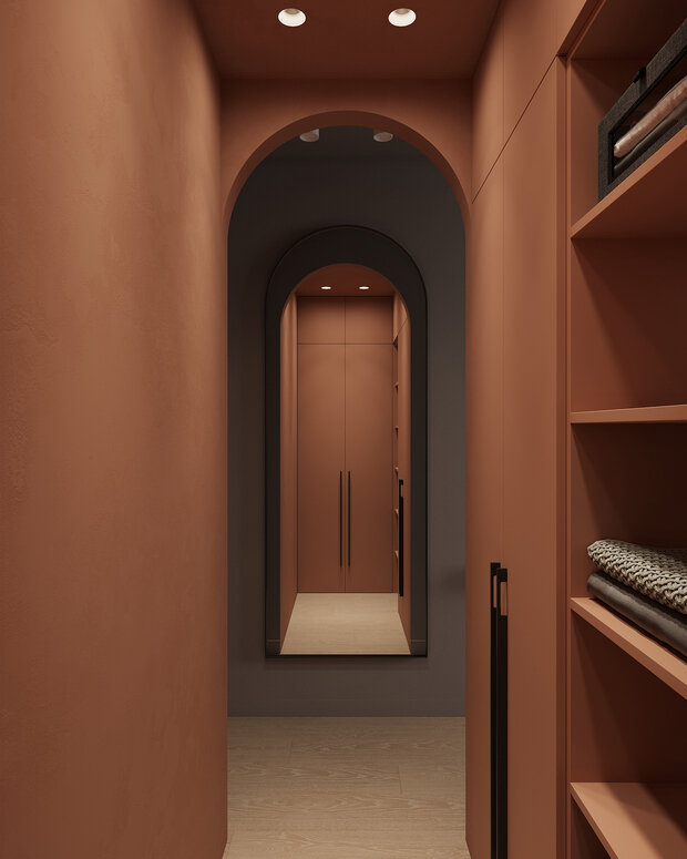 Фотография: Гардеробная в стиле Современный, Квартира, Проект недели, Химки, 2 комнаты, 60-90 метров, ADMstudio – фото на INMYROOM