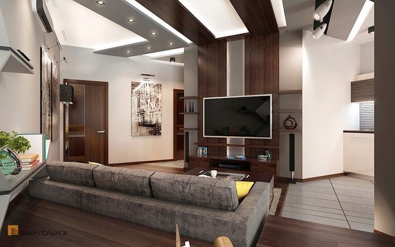 Фотография: Гостиная в стиле Современный, Хай-тек – фото на INMYROOM