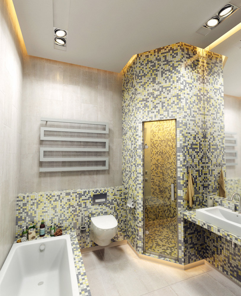 Фотография: Ванная в стиле Современный, Хай-тек, Планировки, Индустрия, События, Ремонт на практике – фото на INMYROOM Фотография: Ванная в стиле Современный, Хай-тек, Планировки, Индустрия, События, Ремонт на практике – фото на INMYROOM