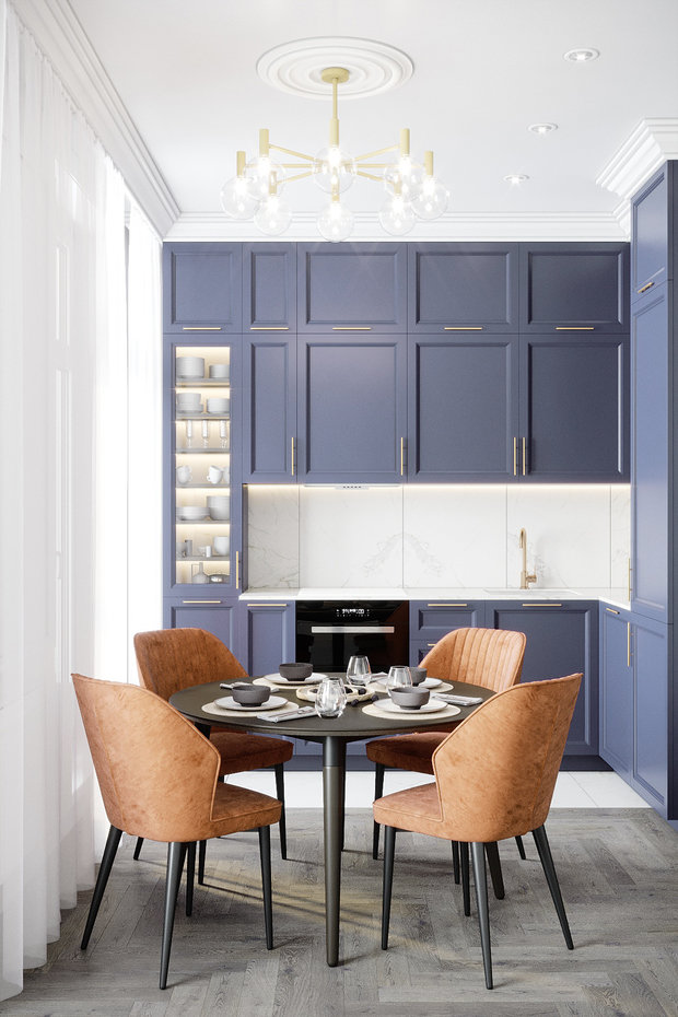 Фото из портфолио Проект и реализация двушки 70 кв.м. в ЖК на Академической – фотографии дизайна интерьеров на INMYROOM