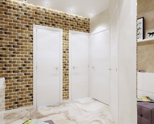 Фото из портфолио Улица Беляева, 56 м2 – фотографии дизайна интерьеров на INMYROOM
