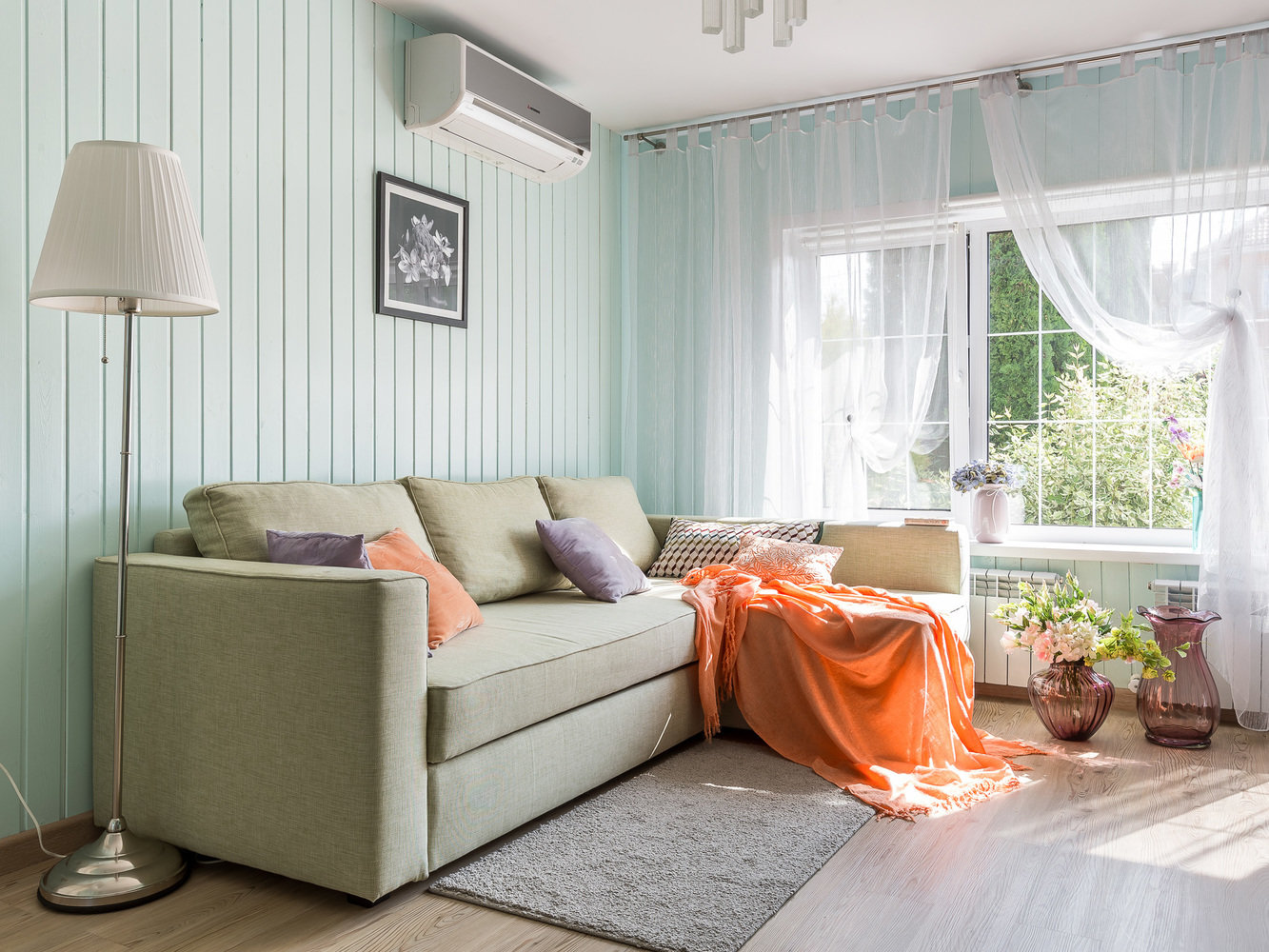 Фотография: Гостиная в стиле Современный, Скандинавский, Проект недели, Дача, Самара, 3 комнаты, 40-60 метров, Елена Сергеева – фото на INMYROOM