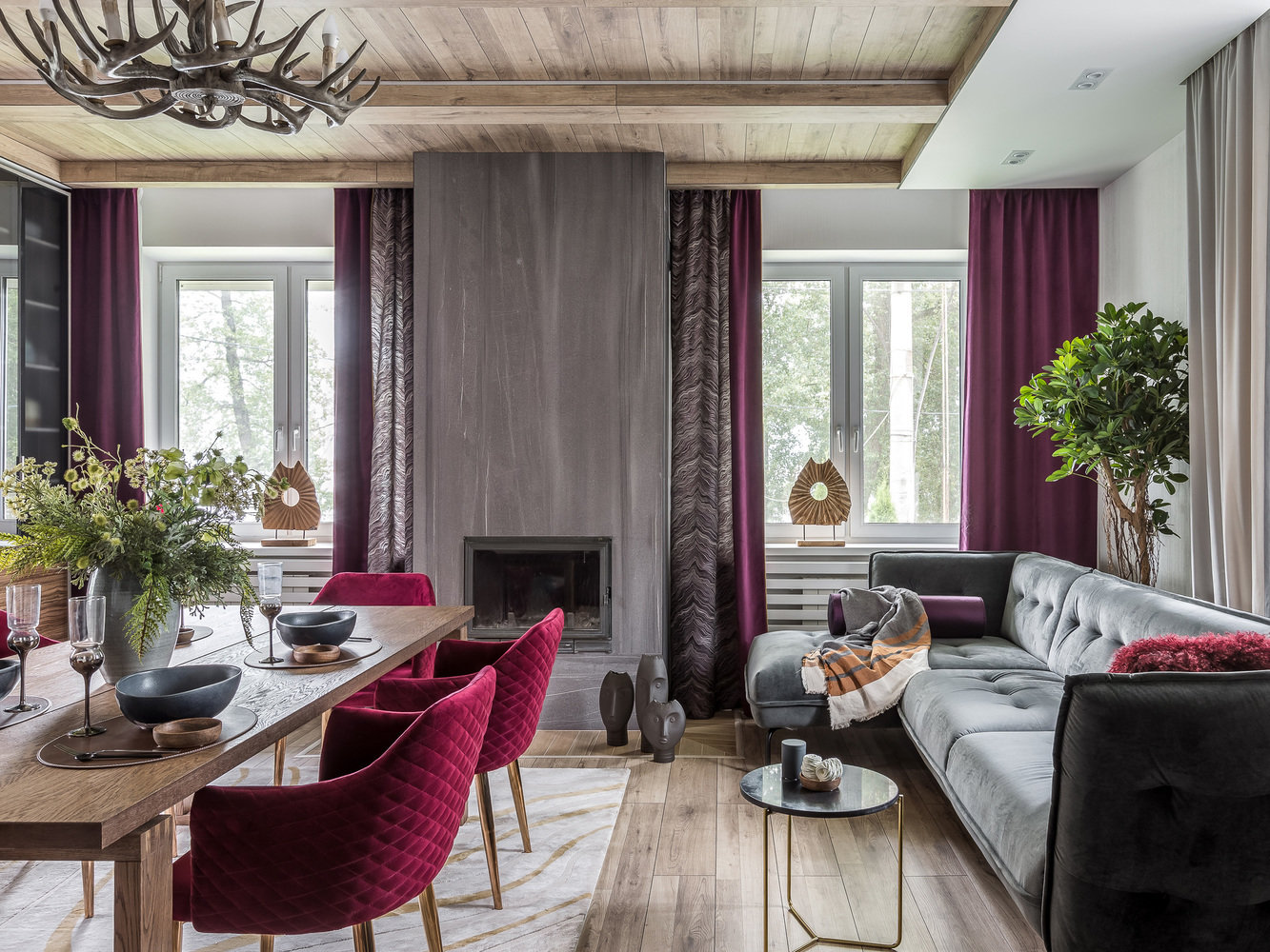 Фотография: Гостиная в стиле Современный, Эклектика, Проект дня, Дача, Дом и дача, Самара, 3 комнаты, 60-90 метров, Мария Карпова, Ольга Борисова – фото на INMYROOM Фотография: Гостиная в стиле Современный, Эклектика, Проект дня, Дача, Дом и дача, Самара, 3 комнаты, 60-90 метров, Мария Карпова, Ольга Борисова – фото на INMYROOM