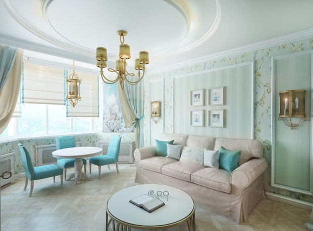 Фото из портфолио Дворянская классика – фотографии дизайна интерьеров на INMYROOM