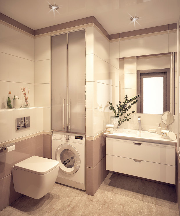 Фото из портфолио Улица Монтажников, 58 м2 – фотографии дизайна интерьеров на INMYROOM