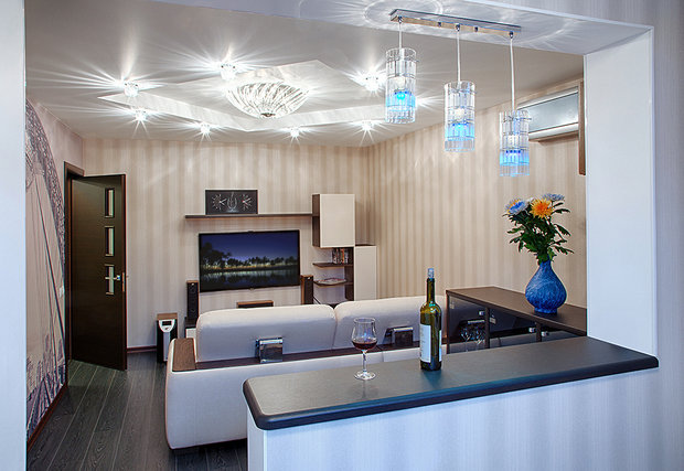 Фото из портфолио Двушка в стиле эклектика – фотографии дизайна интерьеров на INMYROOM