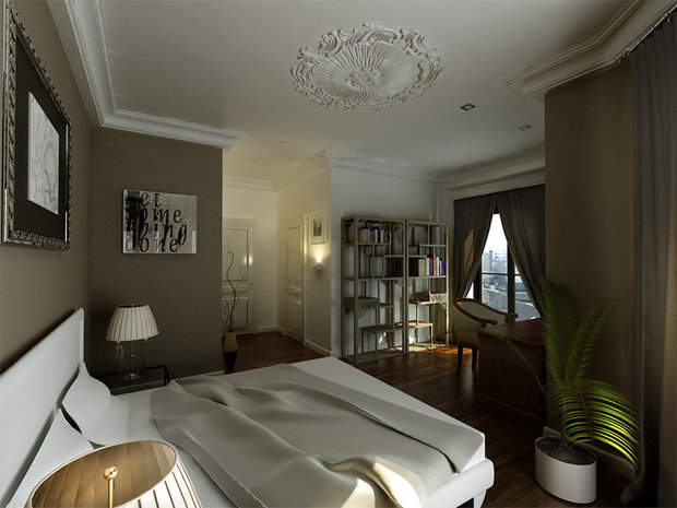 Фото из портфолио Спальня – фотографии дизайна интерьеров на INMYROOM