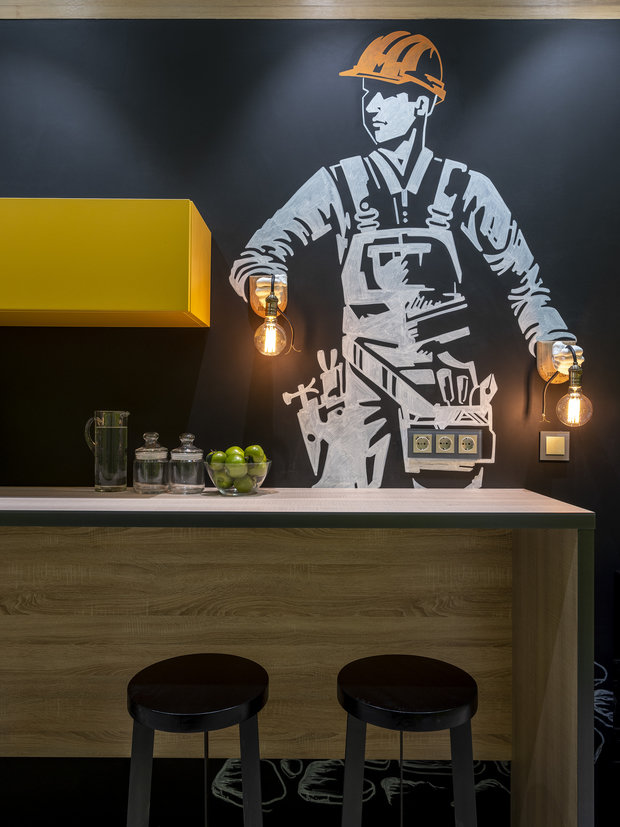 Фотография: Кухня и столовая в стиле Лофт, Гид, Екатерина Гуркова-Шварц, Каширский двор, Premio – фото на INMYROOM