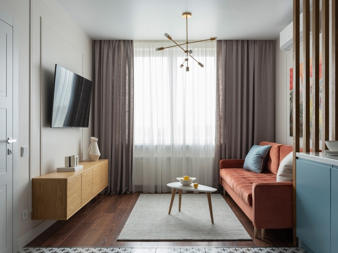 Фотография: Гостиная в стиле Современный, Квартира, Проект недели, Санкт-Петербург, 3 комнаты, 60-90 метров, VizDiz – фото на INMYROOM Фотография: Гостиная в стиле Современный, Квартира, Проект недели, Санкт-Петербург, 3 комнаты, 60-90 метров, VizDiz – фото на INMYROOM