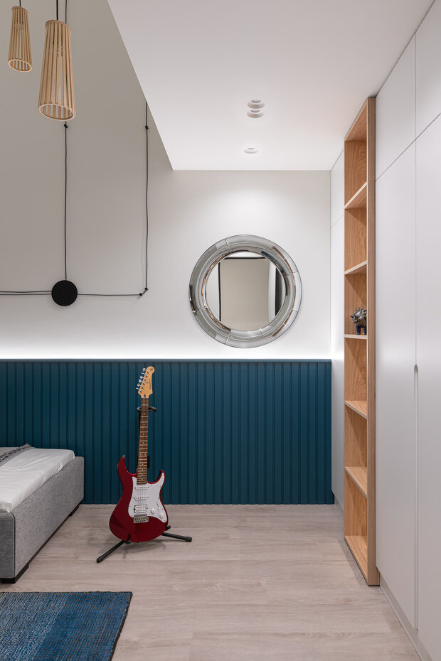 Фотография: Детская в стиле Современный, Проект дня, Таунхаус, 3 комнаты, Более 90 метров, Алена Николаева – фото на INMYROOM