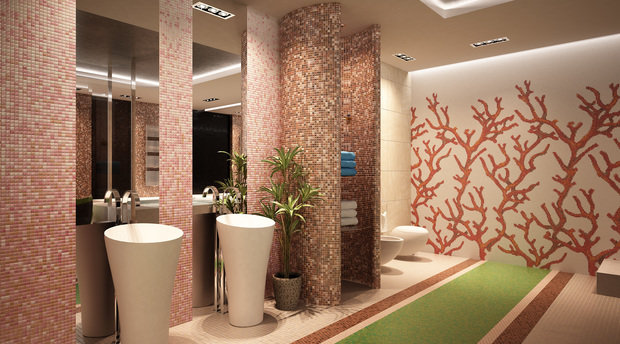 Фото из портфолио Коралловый релакс – фотографии дизайна интерьеров на INMYROOM