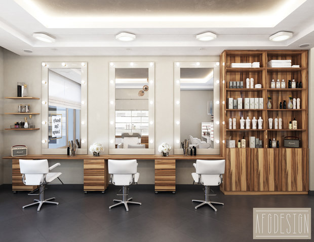 Фото из портфолио Дизайн проект салона красоты Beauty spa lounge – фотографии дизайна интерьеров на INMYROOM