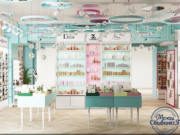 Фото из портфолио Интерьер салона косметики – фотографии дизайна интерьеров на INMYROOM