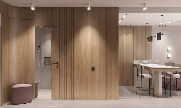 Фото из портфолио Квартира студия в Сочи, 34 м2 – фотографии дизайна интерьеров на INMYROOM