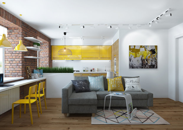 Фото из портфолио IKEA рулит! Бюджетная квартира – фотографии дизайна интерьеров на INMYROOM