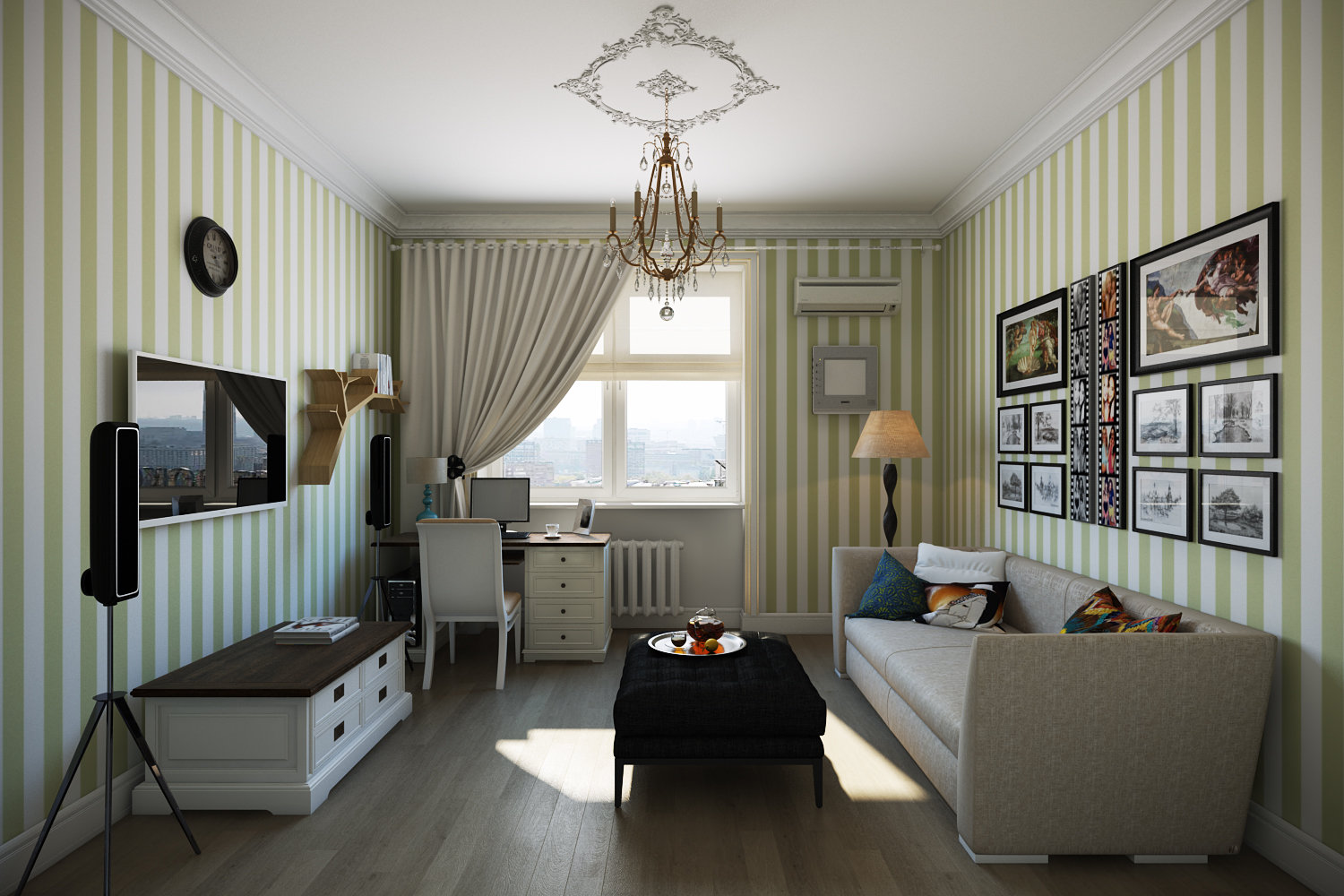 Фотография: Гостиная в стиле Прованс и Кантри, Квартира, Дома и квартиры, IKEA, Проект недели, Москва – фото на INMYROOM