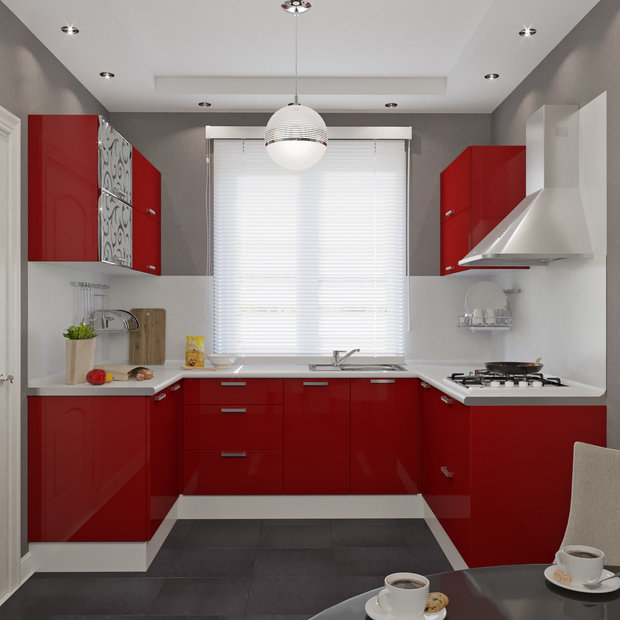 П-образная кухня «Пунш», Leroy Merlin