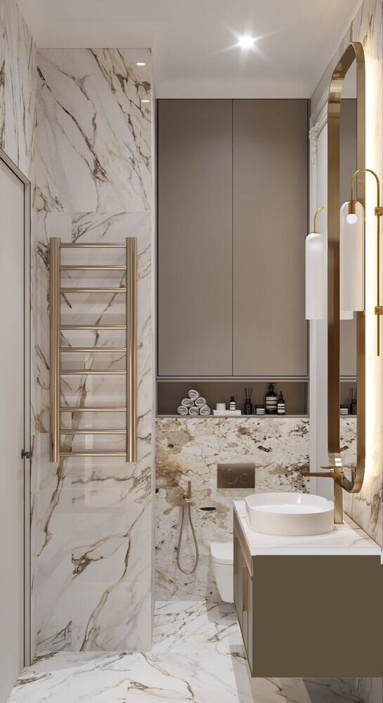 Фото из портфолио Дизайн квартиры 42 м² в неоклассике – фотографии дизайна интерьеров на INMYROOM Фото из портфолио Дизайн квартиры 42 м² в неоклассике – фотографии дизайна интерьеров на INMYROOM