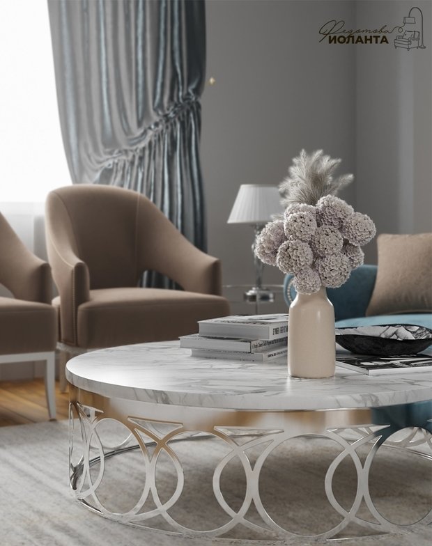Фото из портфолио Нижневартовск проект гостиной – фотографии дизайна интерьеров на INMYROOM
