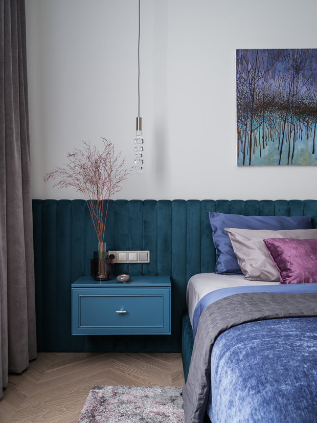 Фотография: Спальня в стиле Современный, Квартира, Проект недели, Москва, 60-90 метров, Анна Васильева, Ayond interios by Anna Vasilieva – фото на INMYROOM