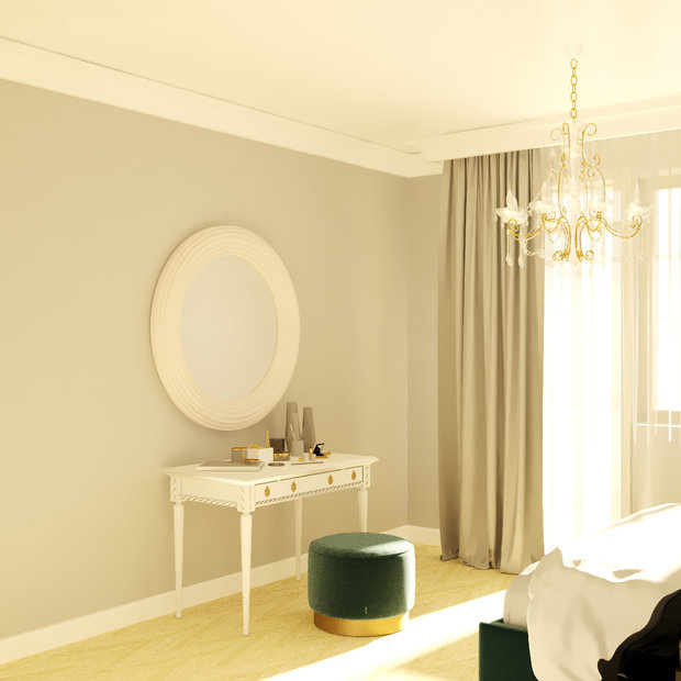 Фото из портфолио Спальня в стиле неоклассика – фотографии дизайна интерьеров на INMYROOM