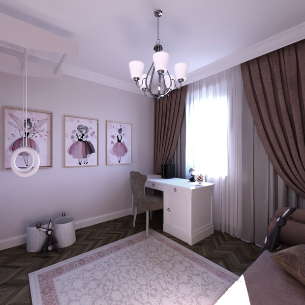 Фото из портфолио Детская неоклассика – фотографии дизайна интерьеров на INMYROOM