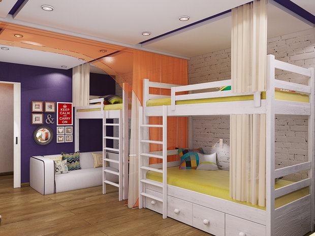 Фото из портфолио Трехкомнатная квартира в Люберцах – фотографии дизайна интерьеров на INMYROOM