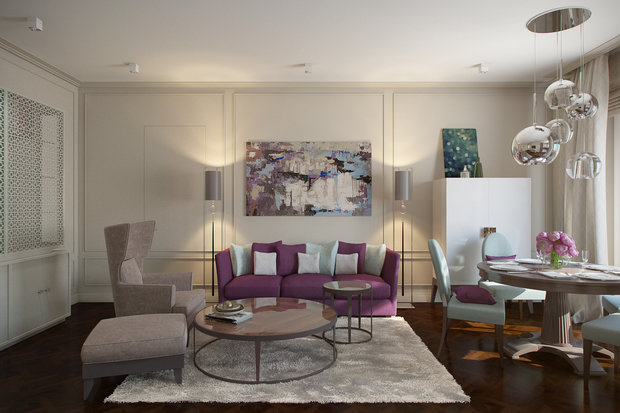 Фотография: Гостиная в стиле Эклектика – фото на INMYROOM