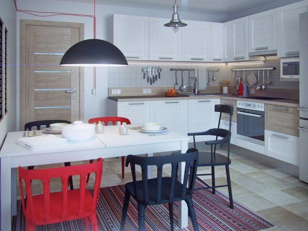 Фото из портфолио Кухня с небольшим бюджетом в г. Екатеринбург – фотографии дизайна интерьеров на INMYROOM